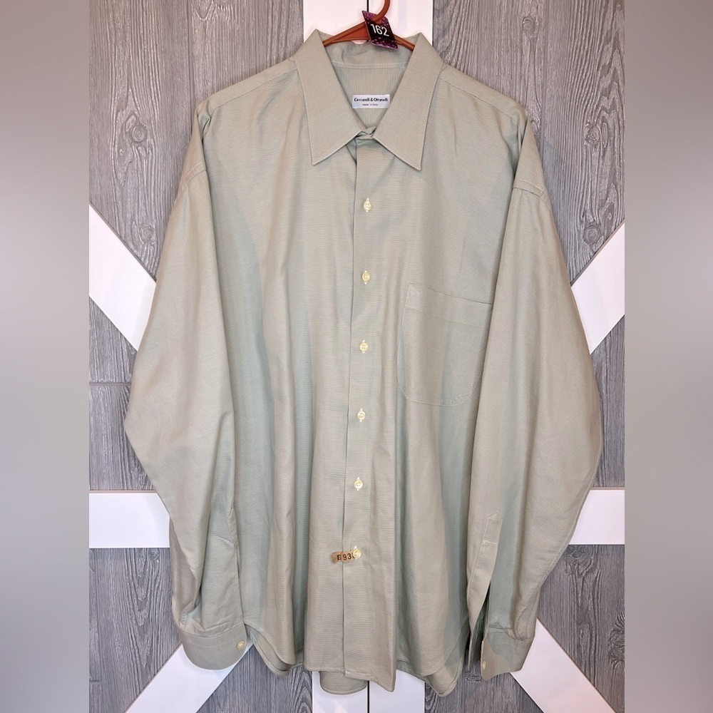 162. Ceccarelli & Ottaneii Button Down Dress Shirt
made in Italy XXL